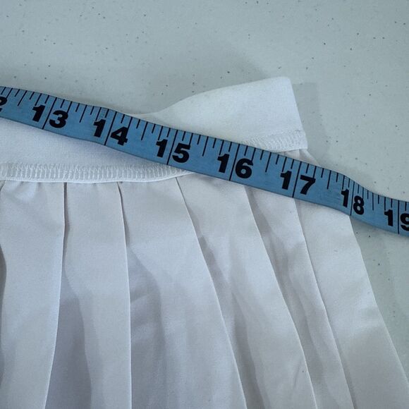 Zoozatz Mini Skirt Womens XL White ATM Aggies School Pleated Tennis Academia Y2K - Picture 4 of 8
